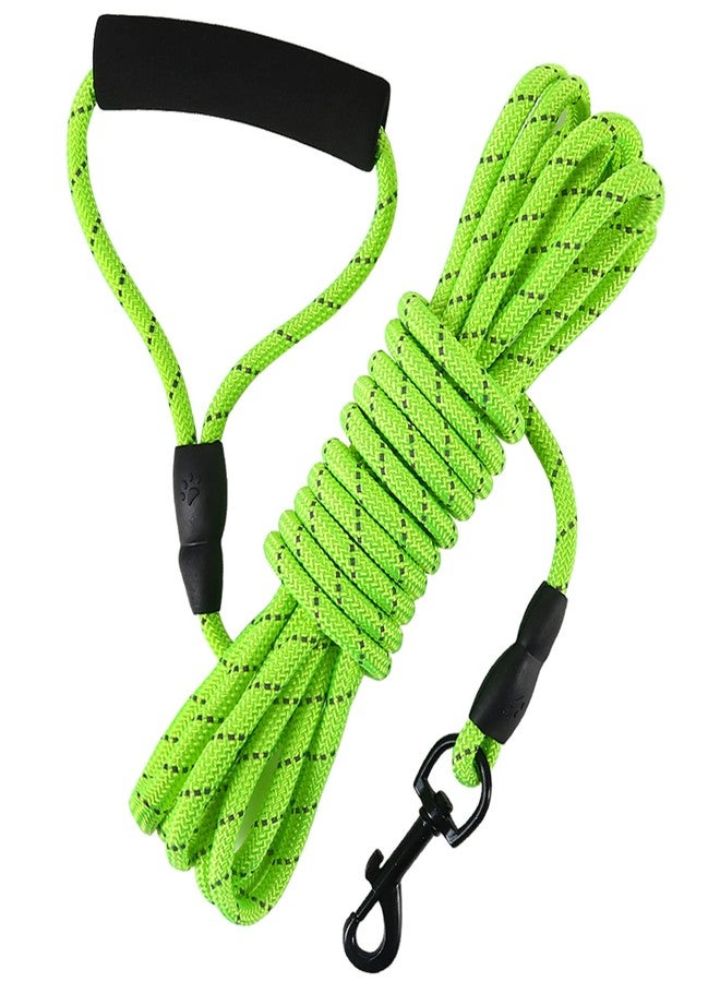 Vivifying Floating Long Dog Leash, 20ft Dog Training Leash for Swimming and Lake, Reflective Long Rope Lead with Soft Handle for Outside, Yard, Camping, Hiking and Beach (Green) - Image 1